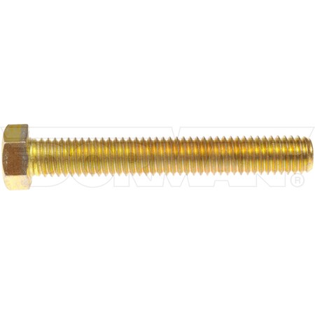 Dorman Grade 8, 7/16"-14 Hex Head Cap Screw, Zinc Yellow Steel, 3 in L 960-830D
